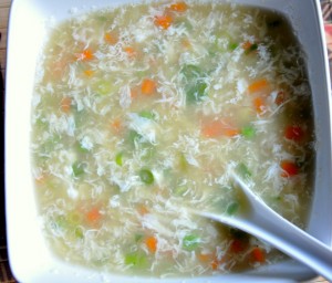 Egg drop Soup with Vegetables