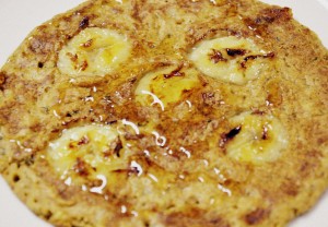 Vegan Whole wheat banana pancake
