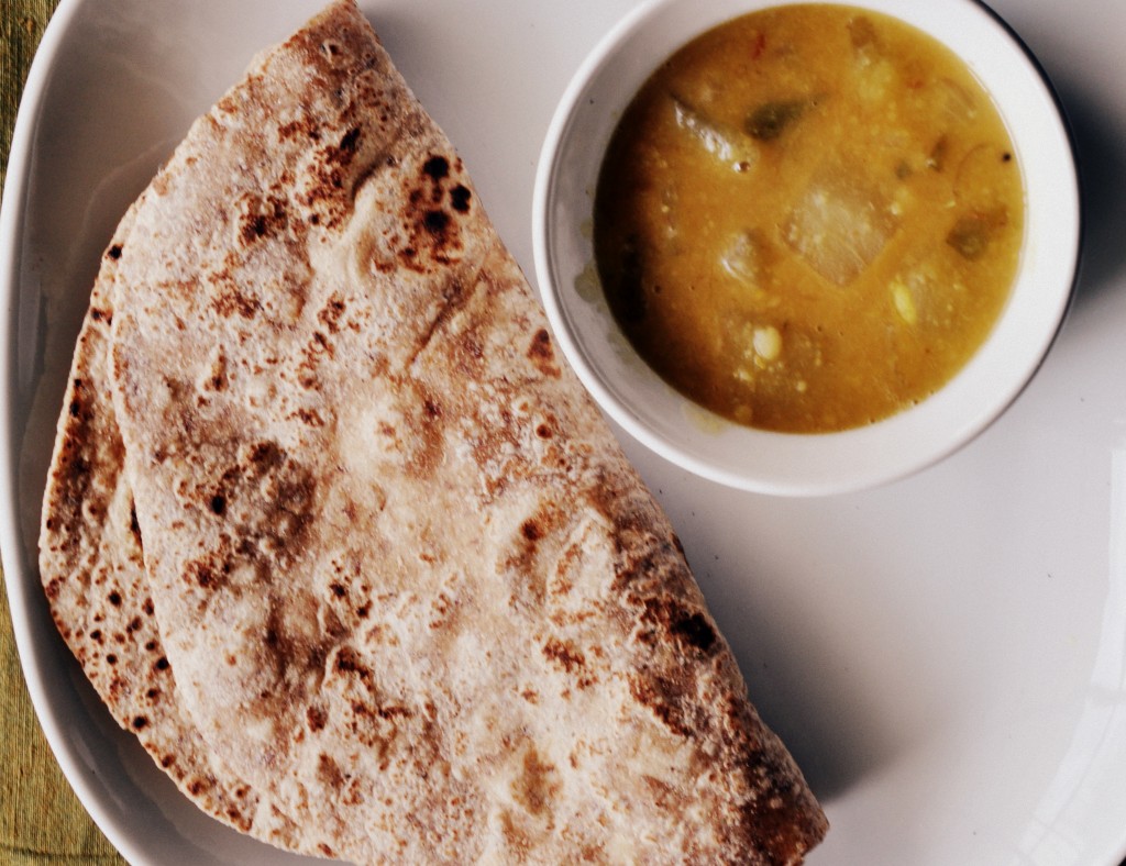 Whole wheat Roti with extra fiber and protien
